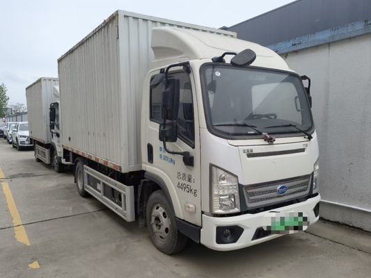 Truk kargo bekas berbaris tunggal BYD T5A4.5T4.03 Meter Truk ringan tipe kotak listrik murni