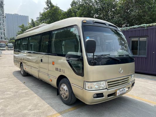 2016 Tahun 31 Kursi Bus bekas Kaki Kiri Pengemudi Mini Bus Coaster bekas