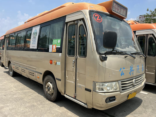 Golden Dragon 8m Electric Used City Bus 25 Kursi Untuk Transportasi Umum