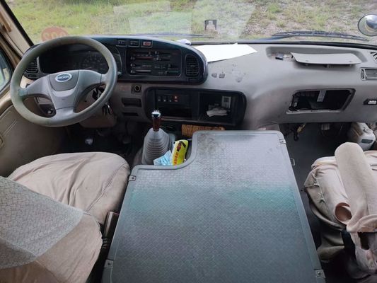 King lama digunakan 23 Seater Bus andal second hand Coaster Model Left Hand Drive