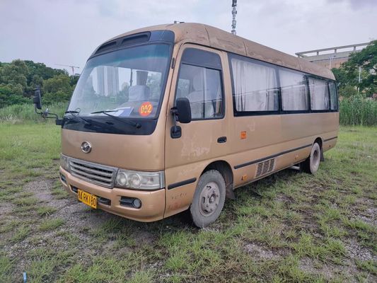 King lama digunakan 23 Seater Bus andal second hand Coaster Model Left Hand Drive