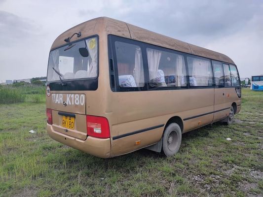King lama digunakan 23 Seater Bus andal second hand Coaster Model Left Hand Drive
