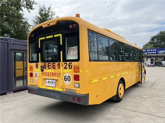 YuTong 46 kursi bus sekolah dirombak kuning manual transmisi