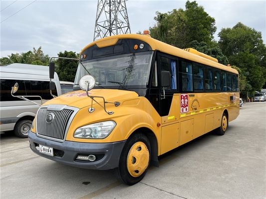YuTong 46 kursi bus sekolah dirombak kuning manual transmisi