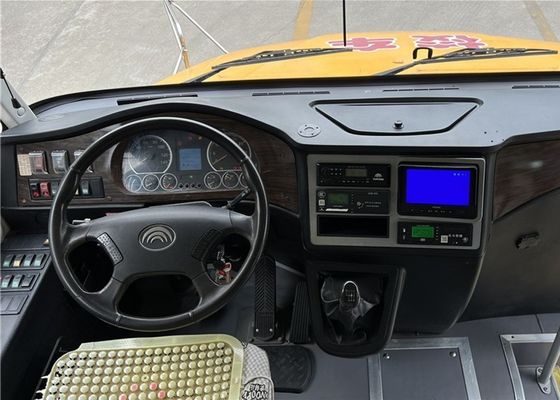 YuTong 46 kursi bus sekolah dirombak kuning manual transmisi