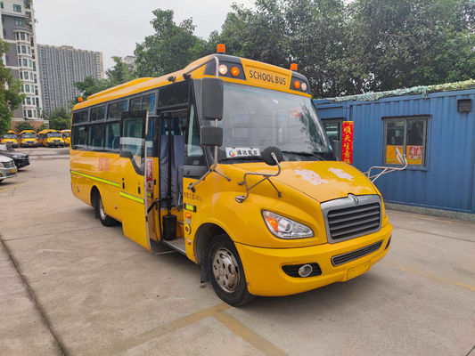 Dongfeng 42 Kursi Bus Sekolah Pensiunan Bahan Bakar Diesel Dengan Mesin Euro 4