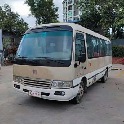 27 kursi JMC Mini Coach bekas LHD Bus ulang-alik bekas dengan bahan bakar diesel