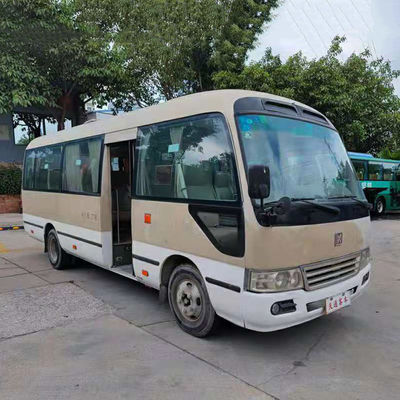 27 kursi JMC Mini Coach bekas LHD Bus ulang-alik bekas dengan bahan bakar diesel