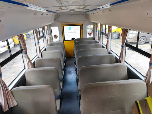 Diesel second hand school van 36 kursi Bus bekas Yutong LHD Posisi kemudi