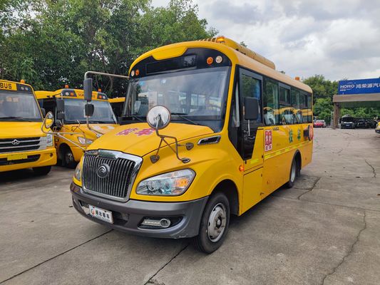 Diesel second hand school van 36 kursi Bus bekas Yutong LHD Posisi kemudi