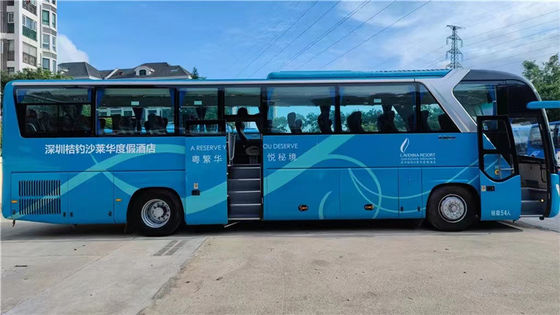 25 kursi -59 kursi Bus Yutong yang digunakan dengan transmisi manual