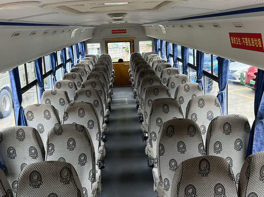 Bus sekolah bekas kuning 46 kursi Transmisi manual Bus bekas YuTong