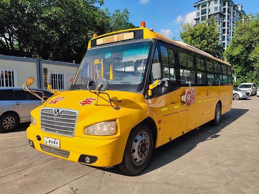 Bus Sekolah Shaolin bekas 56 kursi LHD Posisi kemudi dengan transmisi manual