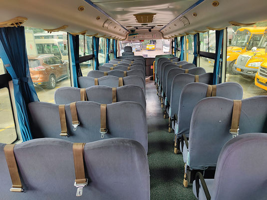 Diesel Euro 4 pensiunan bus sekolah Dongfeng 56 kursi bus sekolah kuning