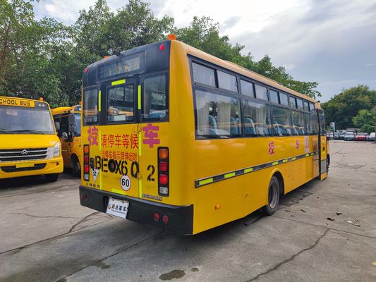 Shangrao Bus Sekolah Bekas 51 Kursi Diesel Bahan Bakar Bus Sekolah Lama