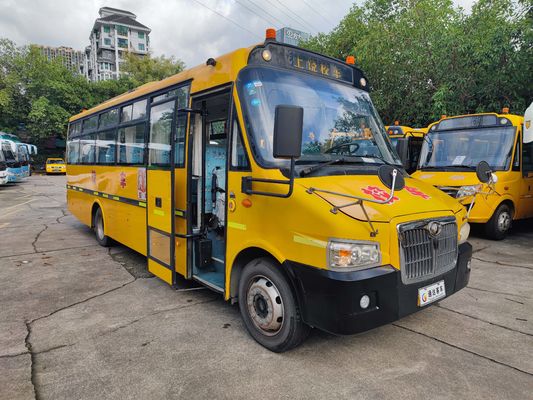 Shangrao Bus Sekolah Bekas 51 Kursi Diesel Bahan Bakar Bus Sekolah Lama