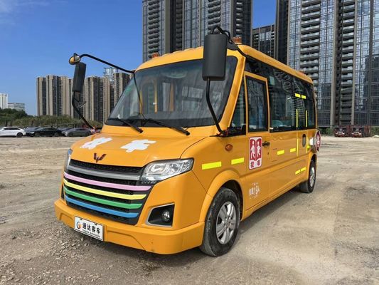 Wuling 19 kursi Bus sekolah bekas Gasol Bahan bakar Bus sekolah yang direnovasi