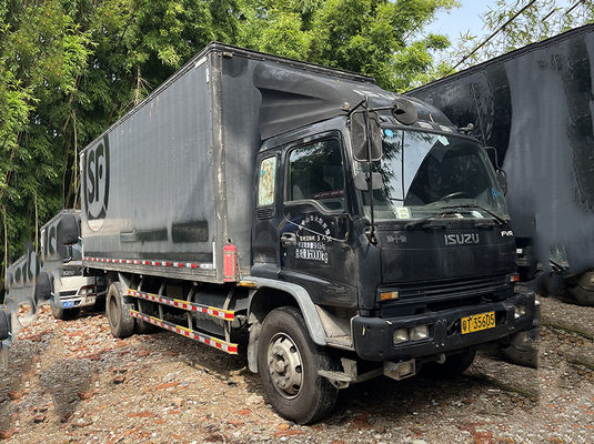 Jepang ISUZU LHD bekas truk kargo manual 2nd Hand Cargo Van 4x2 Drive
