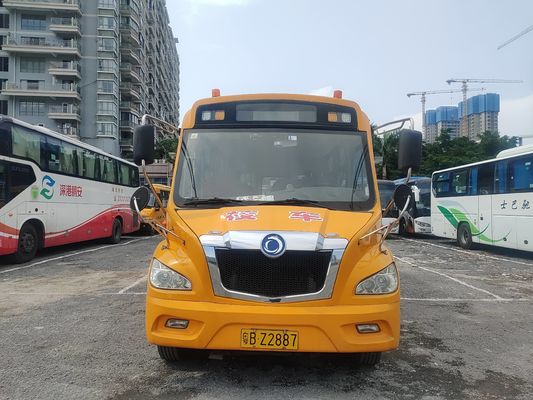 ShenLong 31 Kursi Bus Sekolah Diperbaiki LHD Bus Sekolah Second Hand Dijual