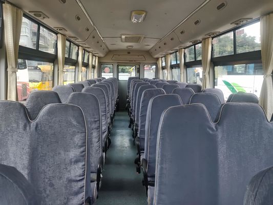 Shang Rao Second Hand 52 Seater Bus LHD Posisi Kemudi Diesel Pre Owned Bus Sekolah