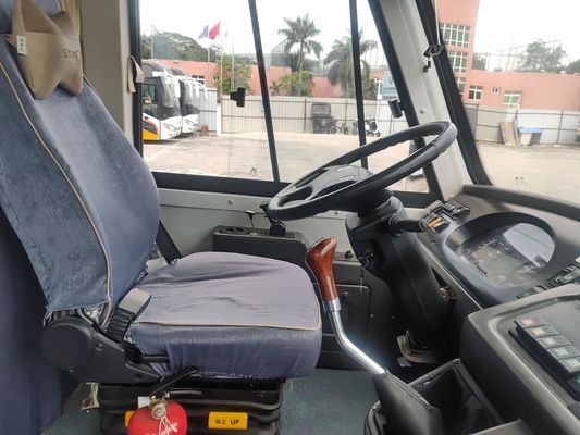 Shang Rao Second Hand 52 Seater Bus LHD Posisi Kemudi Diesel Pre Owned Bus Sekolah