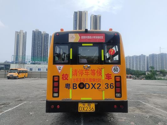 Shang Rao Second Hand 52 Seater Bus LHD Posisi Kemudi Diesel Pre Owned Bus Sekolah