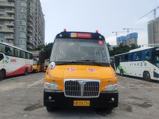 Shang Rao Second Hand 52 Seater Bus LHD Posisi Kemudi Diesel Pre Owned Bus Sekolah