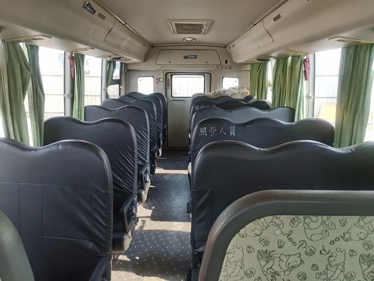 King Long 32 Seater Bus Bus sekolah bekas Kuning Diesel Jenis bahan bakar
