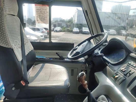 King Long 32 Seater Bus Bus sekolah bekas Kuning Diesel Jenis bahan bakar