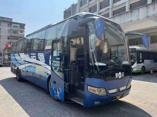 Bus Yutong yang digunakan tahan lama 47 kursi LHD Bus wisata bekas dengan 2 pintu