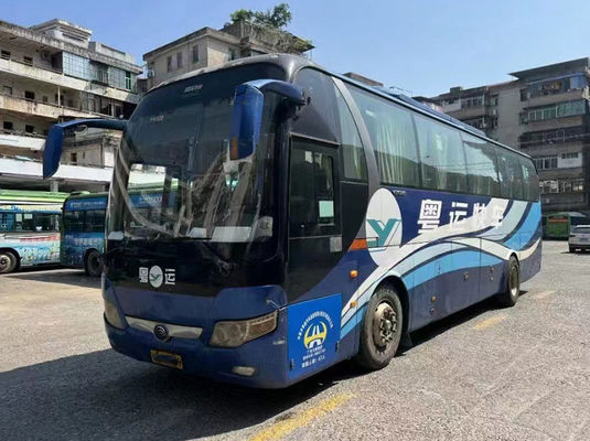 Bus Yutong yang digunakan tahan lama 47 kursi LHD Bus wisata bekas dengan 2 pintu
