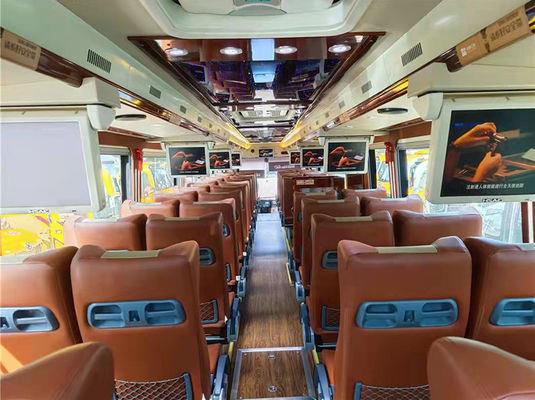Bus bekas Yutong 51 kursi, Euro 5 LHD Diesel Bus Wisata bekas