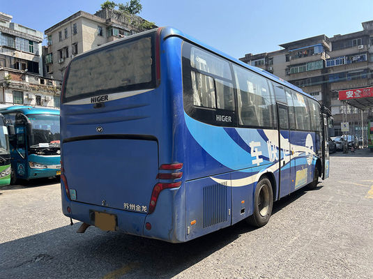 Bus Wisata Diesel 37 Kursi 2 Pintu LHD Euro 4 Dengan Transmisi Manual