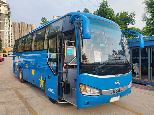 Bus dan Pelatih Bekas Tangan Kedua Euro 5 LHD HIGER Diesel Bekas 38 Tempat Duduk