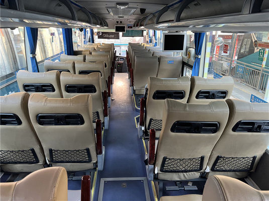 Transmisi manual Kereta pribadi 47 kursi Euro 4 LHD Bus wisata bekas