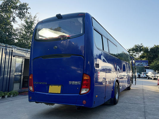 Bus bekas biru 51 kursi standar emisi Euro 4