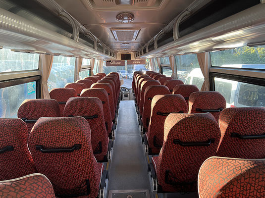 Yutong Biru Bus Kereta Bermotor Bekas 51 Kursi Standar Emisi Euro 4