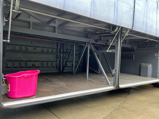 Bus Diesel yang digunakan manual, Bus 50 kursi tangan kedua bersertifikat ISO