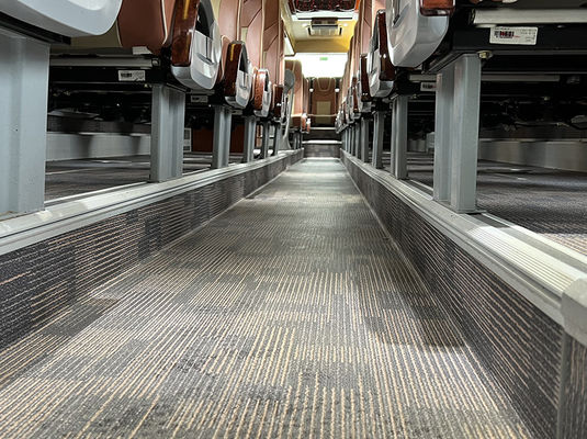 Bus Diesel yang digunakan manual, Bus 50 kursi tangan kedua bersertifikat ISO