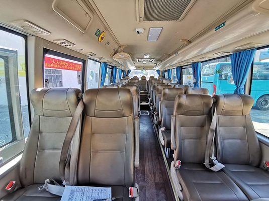 LHD Yutong bus mewah bekas 31 kursi dengan transmisi otomatis