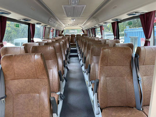 Golden Dragon Bus Wisata Bekas 48 Kursi Pengemudi Tangan Kiri Diesel Bus Perjalanan Tangan Kedua