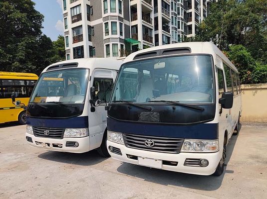 20 kursi Bus Toyota bekas 120 Km/H LHD Bus bekas pengemudi kiri