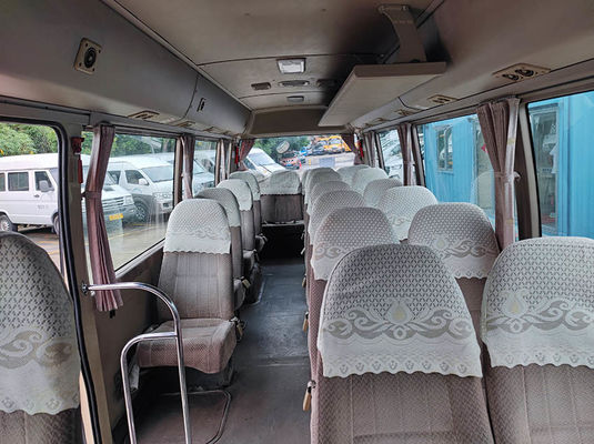 Bus kereta bawah tanah yang digunakan bensin 23 kursi Bus yang sudah dimiliki ISO disetujui