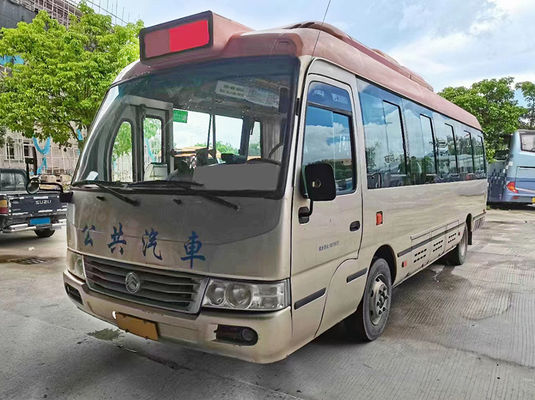 44 Kursi 25 Kursi Bus Coaster bekas 150kw Bus LHD listrik otomatis
