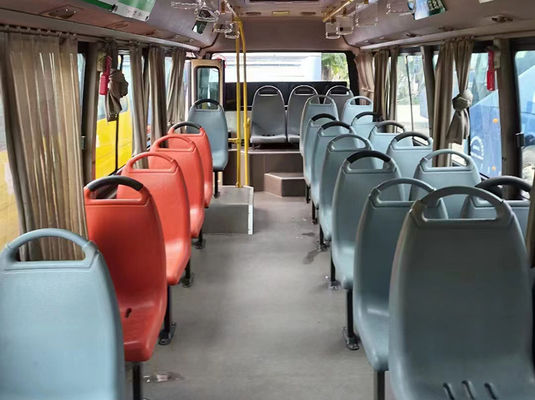 44 Kursi 25 Kursi Bus Coaster bekas 150kw Bus LHD listrik otomatis