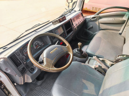 Manual Putih Vans Kargo Pra-milik Diesel Isuzu digunakan Vans Kargo Kotak Truk