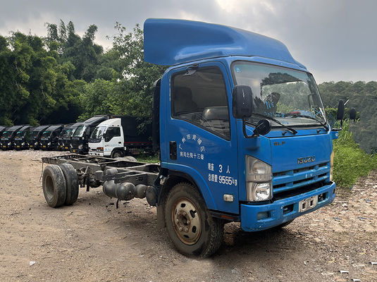 Diesel 110km/H Truk tugas menengah bekas Truk kargo bekas untuk pengangkut barang