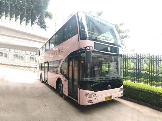 Yucai Diesel Bus penumpang bekas 72 kursi manual bus dua lantai bekas