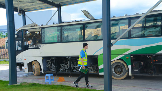 23 kursi Bus bekas dengan transmisi manual jendela penyegelan