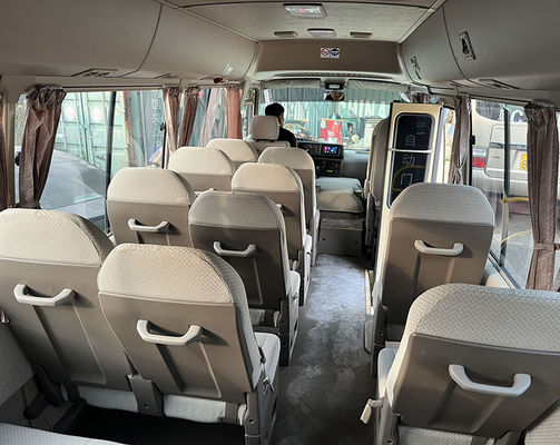 Toyota 23 Seat Bus Coaster bekas 7m Bensin Mini Bus bekas